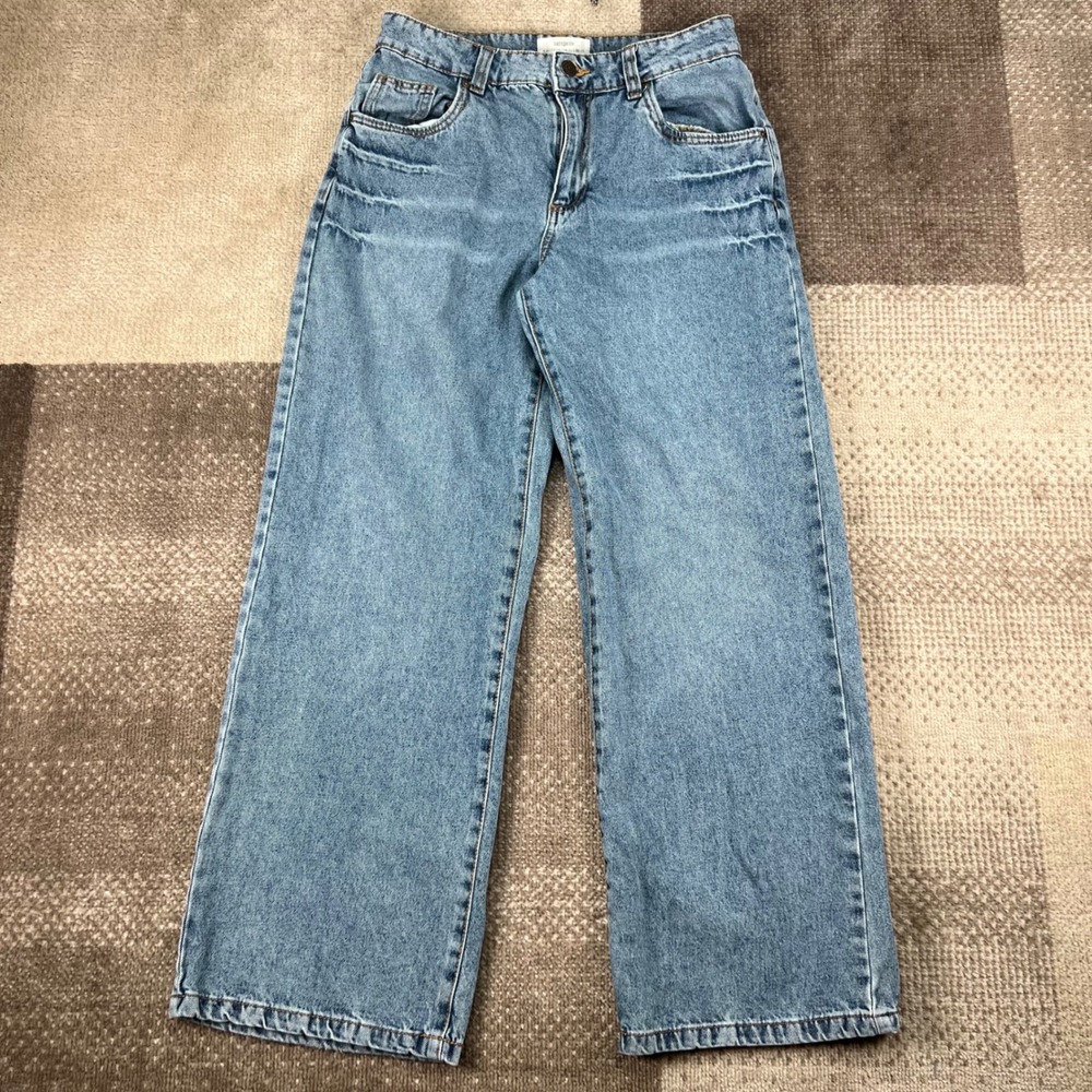 Cotton‎ On Low Rise Baggy Jean Light Wash Blue Denim Womens Size 4 US